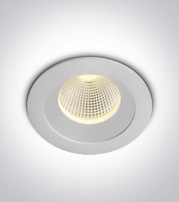 Faretto LED da Incasso recesso Bianco - 3W - 350mA - Bianco Caldo 3000K 