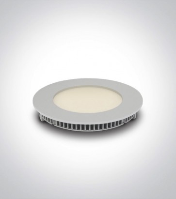 Plafoniera LED Decorativa per interno - Colore Bianco - 8W - Bianco Caldo 