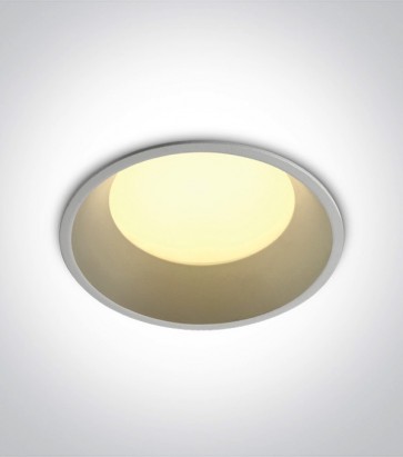 Faretto LED da Incasso recesso Bianco - 9W - Bianco Caldo 3000K