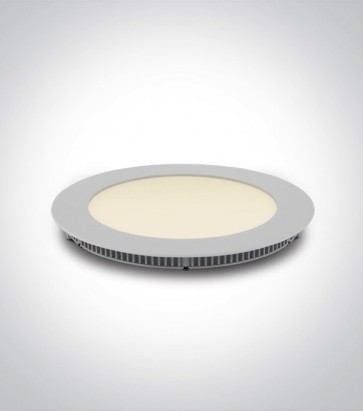 Plafoniera LED Decorativa per interno - Colore Bianco - 12W - Bianco Caldo 