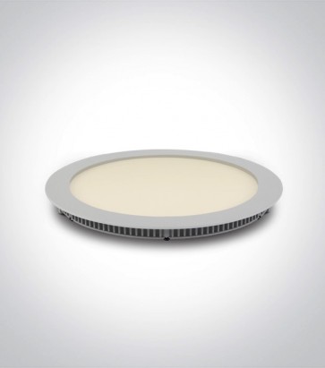 Plafoniera LED Decorativa per interno - Colore Bianco - 18W - Bianco Caldo 