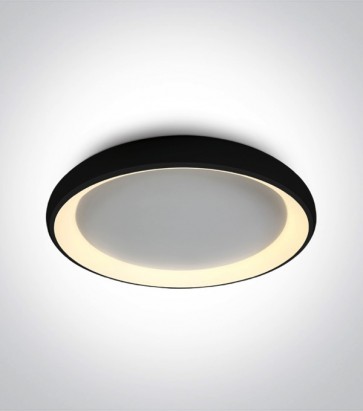 Plafoniera LED con luce LED ad anello - Colore Bianco - 38W - Bianco Caldo 