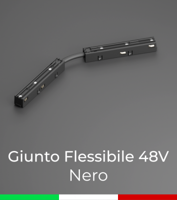 Giunto Flessibile per binario 48V - Made in Italy