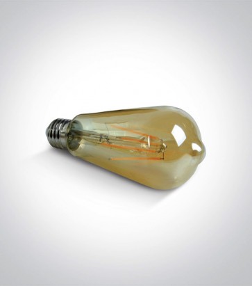 Lampadina LED E27 7W Globe - Luce Ambra