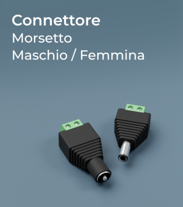 Connettore Maschio, Femmina - Morsetto