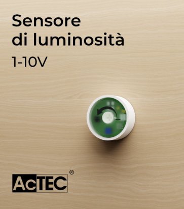 Sensore di Luminosità con Sistema di Controllo 1-10V 