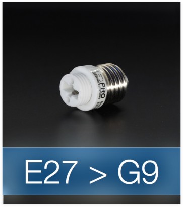 Adattatore da E27 a G9