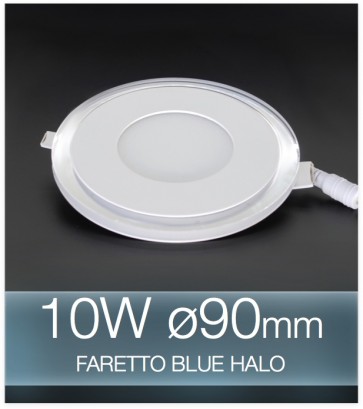 Faretto da Incasso Tondo 10W BLUE HALO BIANCO FREDDO (Lampada Downlight)