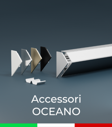 Accessori per Profilo in Alluminio Angolare "Oceano"
