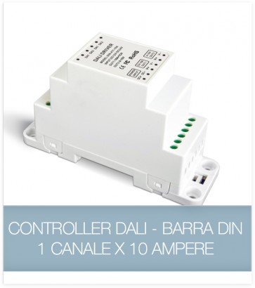 Controller DALI 10A - Dimmer strisce LED - DIN