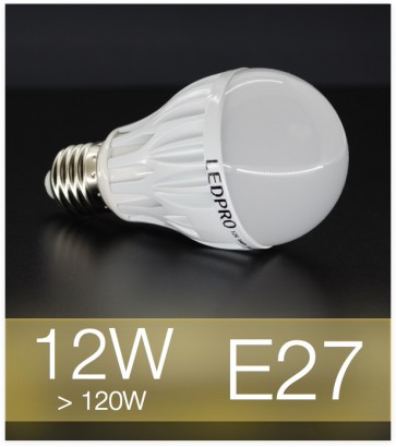 Lampadina LED  E27 12W Globe - Bianco CALDO