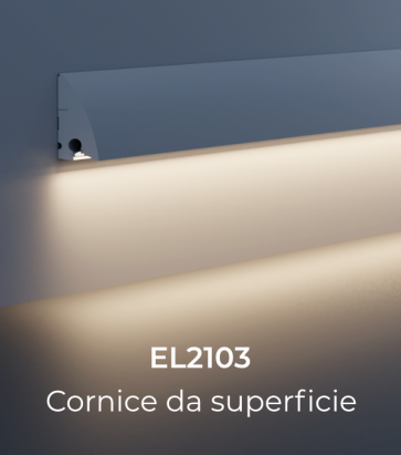 Cornice per LED da Esterno ELENI LIGHTING EL2103 - Segnapasso Curvo