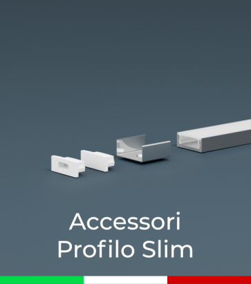 Accessori per Profilo in Alluminio Piatto Slim
