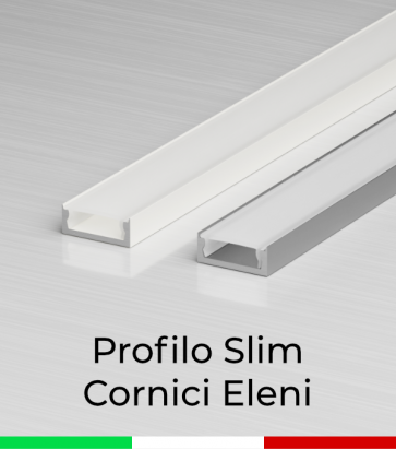 Profilo Piatto in Alluminio SLIM - per Cornici Eleni