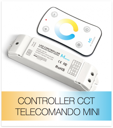 Dimmer Touch CCT - Telecomando MiNi - per Strisce LED BIANCO DINAMICO