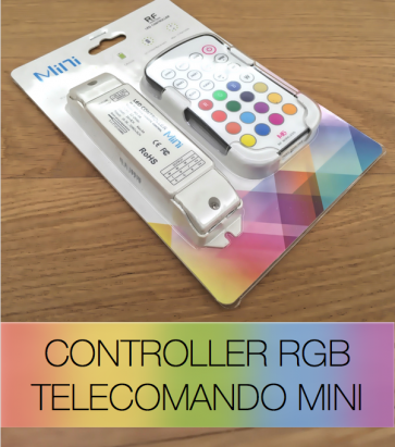 Controller RGB a pulsanti - Telecomando MiNi 