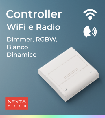 Centralina Multifunzione Nexta Tech Plano-ONE - Pulsante, Wi-Fi, Telecomando, Alexa, Google Home