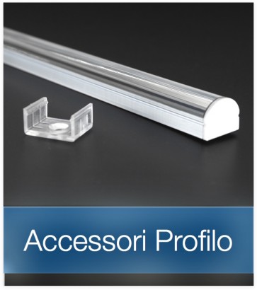 Accessori per Profilo in Alluminio con Collimatore di Luce a 60°