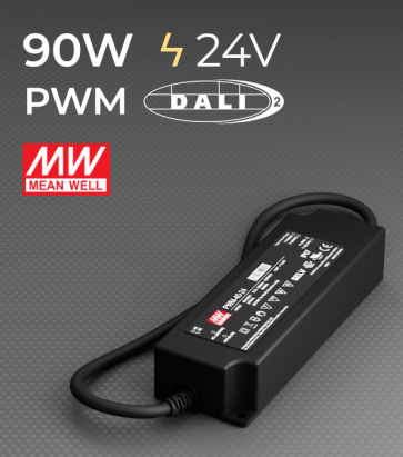 Alimentatore Meanwell PWM-90-24DA2  - 24V - 90W - DALI 2