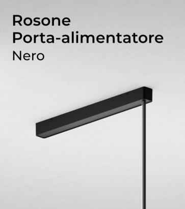 Rosone Porta Alimentatore - Nero