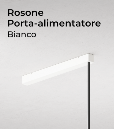Rosone Porta Alimentatore - Bianco