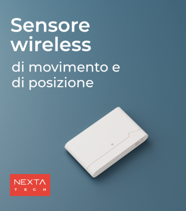 Sensore Wireless di movimento e posizione per Mobili - Nexta