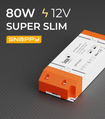 Alimentatore SUPER SLIM SNAPPY SNP100-12VL-E - 80W - 12V