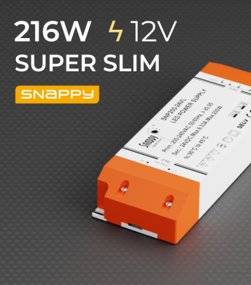 Alimentatore SUPER SLIM SNAPPY SNP250-12VL - 216W - 12V