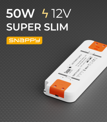 Alimentatore SUPER SLIM SNAPPY SNP50-12VF-1 - 50W - 12V