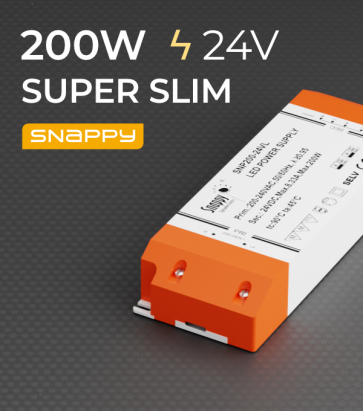 Alimentatore SUPER SLIM SNAPPY SNP200-24VL - 200W - 24V
