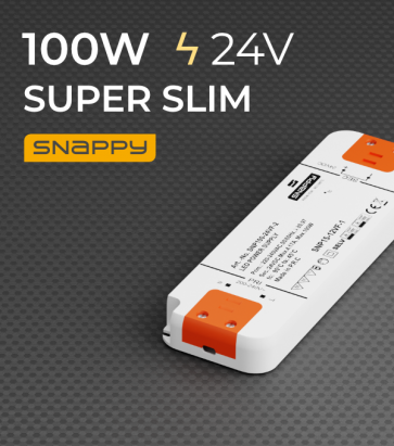 Alimentatore SUPER SLIM SNAPPY SNP100-24VF-2 - 100W - 24V