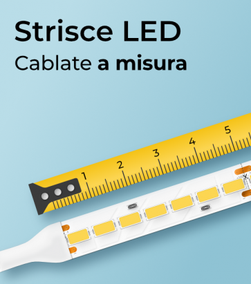 Striscia LED 24V personalizzata "al centimetro"