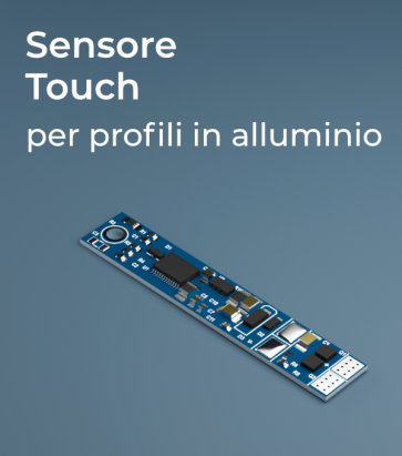 Dimmer Touch per Strisce LED - Tocco del Profilo in Alluminio 