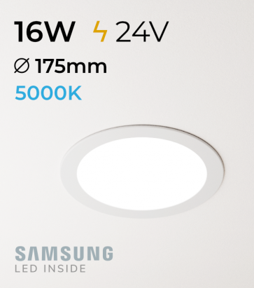Faretto da Incasso Rotondo Slim 16W BIANCO FREDDO - Downlight - LED Samsung