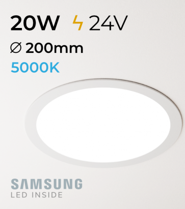 Faretto da Incasso Rotondo Slim 20W BIANCO FREDDO - Downlight - LED Samsung