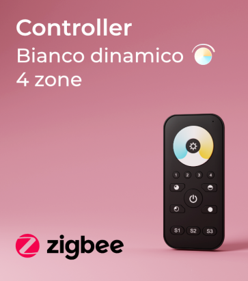 Controller CT con Telecomando - 4 Zone - Versione Zigbee - SNR-ZG2819S-CCT
