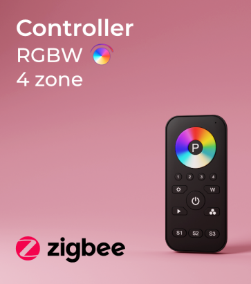 Controller RGB con Telecomando - 4 Zone - Versione Zigbee - SNR-ZG2819S