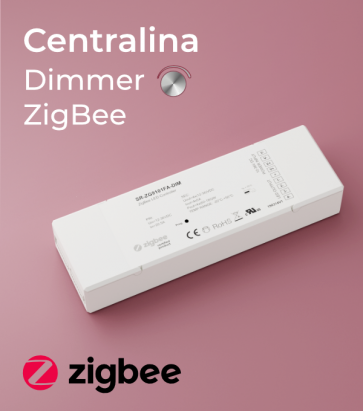 Centralina Ricevente Zigbee 4 Canali x 5A - SNR-ZG9101FA-DIM