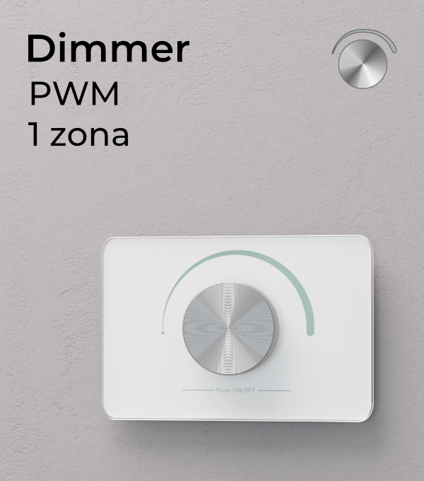 Dimmer Potenziometro da Parete PWM 20 Amp - per strisce LED