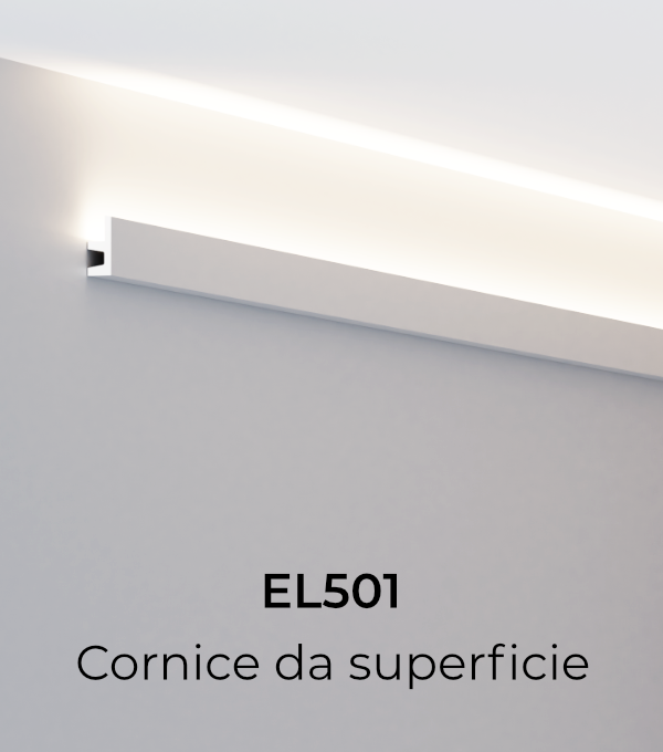 EL501, Cornisa para luz indirecta Cornisa para luz indirecta By Eleni  Lighting