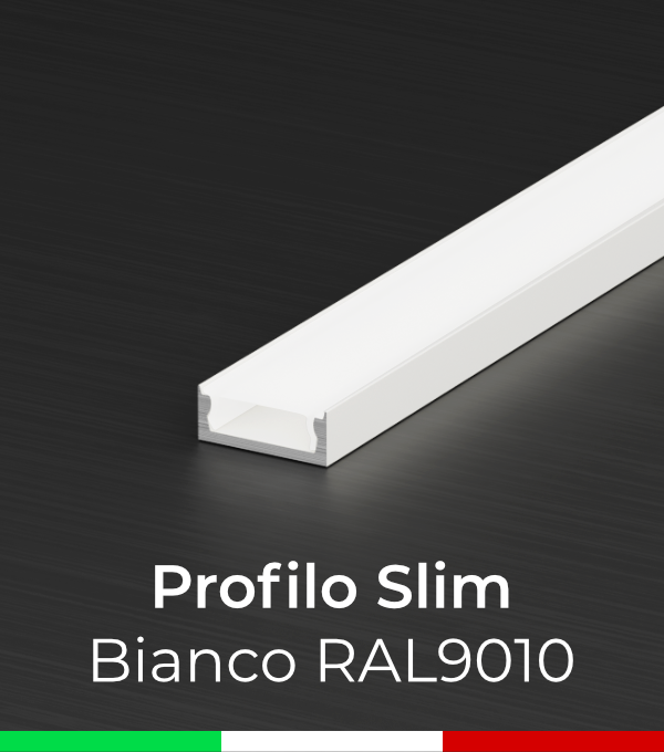 Profilo in Alluminio ULTRASLIM Bianco