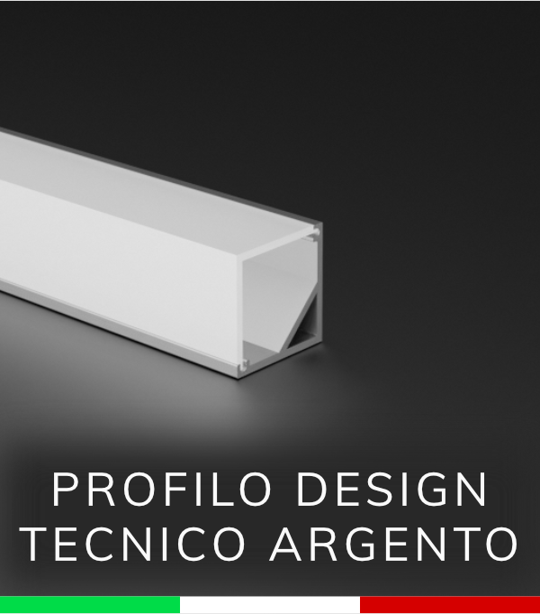 Profilo Angolare Quadrato In Alluminio Per Strisce Led