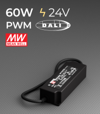 Alimentatore Meanwell PWM-60-24DA2  - 24V - 60W - DALI 2