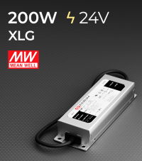 Alimentatore Meanwell XLG-200-24 24V 200W Resistente All'acqua