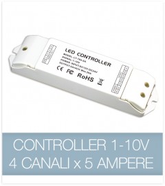 Controller 1-10v 4CH x 5 Ampere - Dimmer strisce LED