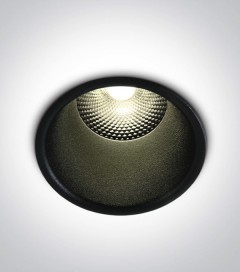 Faretto LED da Incasso recesso Nero - 10W - Bianco Caldo 3000K