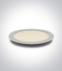 Plafoniera LED Decorativa per interno - Colore Bianco - 18W - Bianco Caldo 