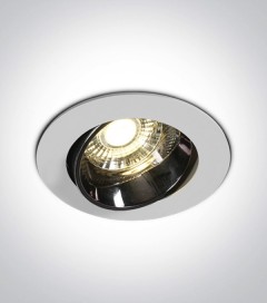 Faretto LED da Incasso recesso Orientabile - Bianco - 10W - Bianco Caldo 3000K