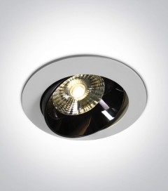 Faretto LED da Incasso recesso Orientabile - Bianco - 20W - Bianco Caldo 3000K