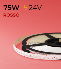 Striscia LED 2835 "PRO" - 5 Metri - 75W - SMD2835 ROSSO 120 LED/m
